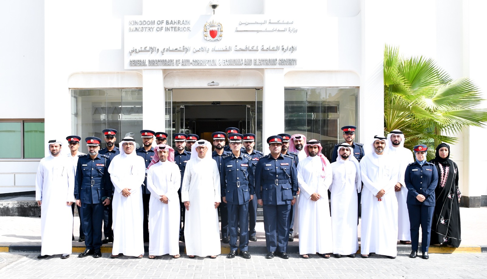 إدارة المفتشية العامة بوزارة الداخلية تتفقد الإدارة العامة لمكافحة الفساد والأمن الاقتصادي والالكتروني<